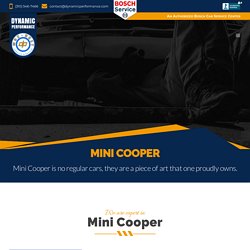 Mini Cooper Auto Repair - Manhattan Beach