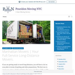 Your Full-Service Long-Distance Movers.