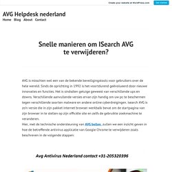 Snelle manieren om ISearch AVG te verwijderen? – AVG Helpdesk nederland