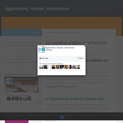 12 manières d'aider les enfants en difficulté de lecture