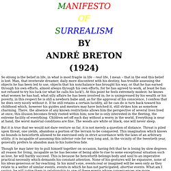 Manifesto of Surrealism
