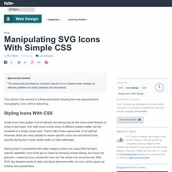 Manipulating SVG Icons With Simple CSS