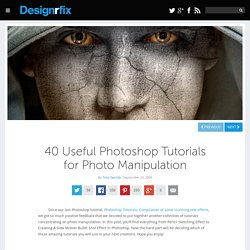 40 Useful Photoshop Tutorials for Photo Manipulation