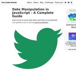 Date Manipulation in JavaScript - A Complete Guide
