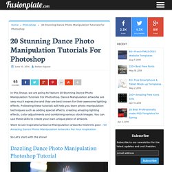 20 Stunning Dance Photo Manipulation Tutorials For Photoshop