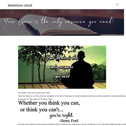 Success And Motivational Blogs By NLP Master Trainer- Dr. Manisha Gaur
