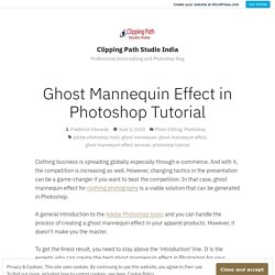 Ghost Mannequin Effect in Photoshop Tutorial