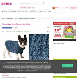 Un manteau pour chien au point jersey - Prima