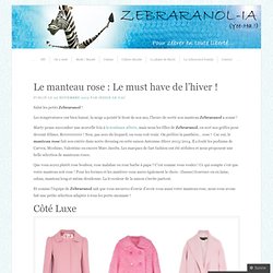 Le manteau rose : Le must have de l’hiver !