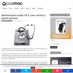 Mantenimiento en Mac OS X, como verificar y reparar permisos