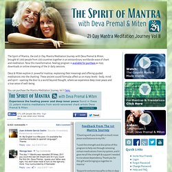 21-Day Mantra Meditation Journey II - Home
