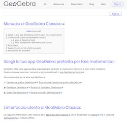 Geogebra - Manuale completo Wiki