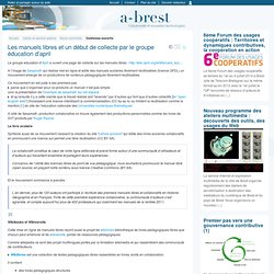 Les manuels libres et un début de collecte par le groupe éducation d'april