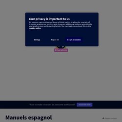 Manuels espagnol by Profe COLIN on Genially