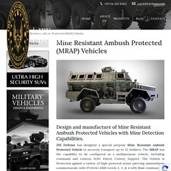 Mine Resistant Ambush Protected Vehicles UAE