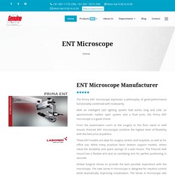 ENT Microscope Manufacturer Distributor