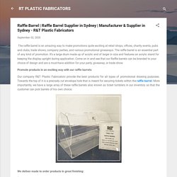 Manufacturer & Supplier in Sydney - R&T Plastic Fabricators