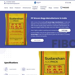 Polypropylene Woven Bags - New Latest Price & Much More!