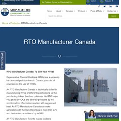 RTO Manufacturer Canada