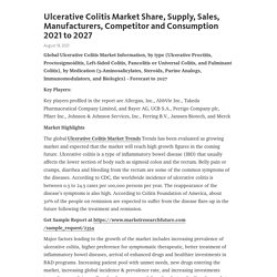 Ulcerative Colitis Market Share, Supply, Sales, Manufacturers, Competitor and Consumption 2021 to 2027 – Telegraph