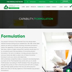 Formulation - Private Label CBD Suppliers