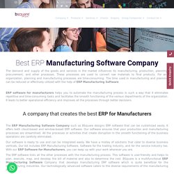 Best ERP Software for Manufacturers