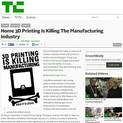 Home 3D Printing Is Killing The Manufacturing Industry