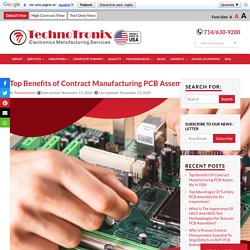 PCB Assembly Services - PCB Manufacturer in USA - Technotronix