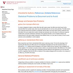 ManuscriptChecklist < Main < Vanderbilt Biostatistics Wiki