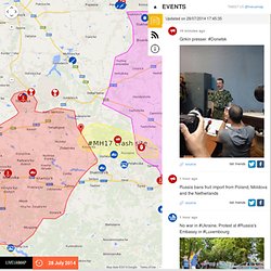 Map of Ukraine Unrest