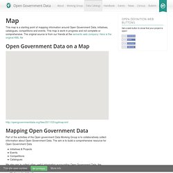 Map « Open Government Data