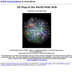 3D Map of the World Wide Web