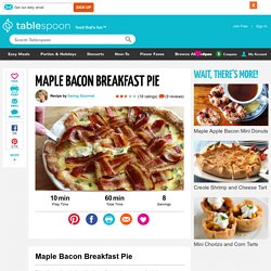 Maple Bacon Breakfast Pie recipe