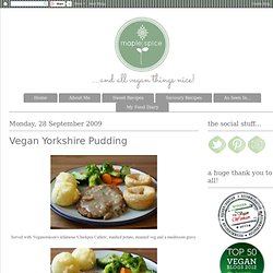 Vegan Yorkshire Pudding