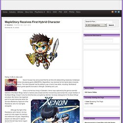 MapleStory Receives First Hybrid Character