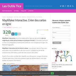 MapMaker Interactive. Créer des cartes en ligne