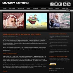 Mapmaking for Fantasy Authors