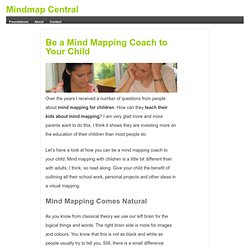Be a Mind Mapping Coach to Your Child