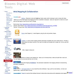 Mind Mapping & Collaboration - Blooms Digital Web Tools