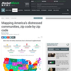 Mapping America’s distressed communities, zip code by zip code