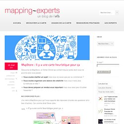 MapStore : il y a une carte heuristique pour ça