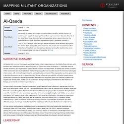 Mapping Militant Organizations