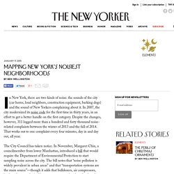 Mapping New York’s Noisiest Neighborhoods - The New Yorker