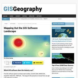 Mapping Out the GIS Software Landscape - GIS Geography