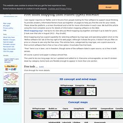 LOGICIELS GRATUITS cartes mentales, diagrammes, organigrammes