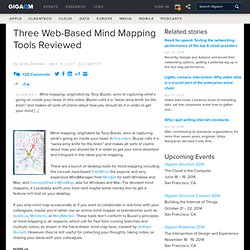 Three Web-Based Mind Mapping Tools Reviewed — Online Collaboration