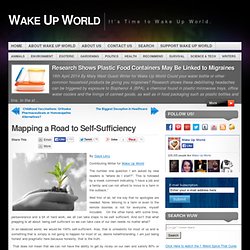 Mapping a Road to Self-Sufficiency