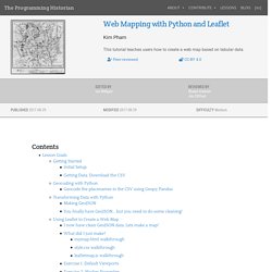 Web Mapping with Python and Leaflet