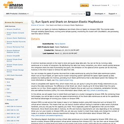 Run Spark and Shark on Amazon Elastic MapReduce : Articles & Tutorials