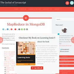 MapReduce in MongoDB
